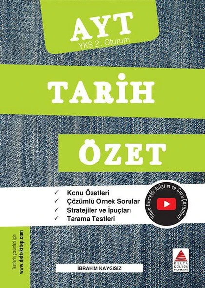 Delta Kültür YKS 2. Oturum Tarih Özet ürün görseli 1