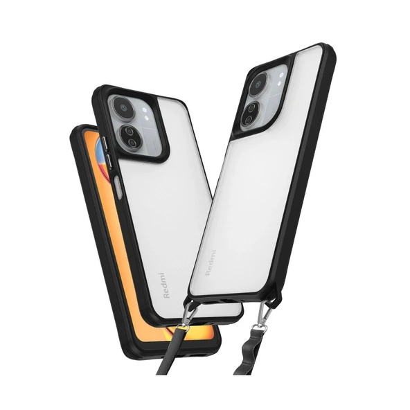 Xiaomi Redmi 13c Kılıf Penta Silikon Kılıf - Siyah ürün görseli 1