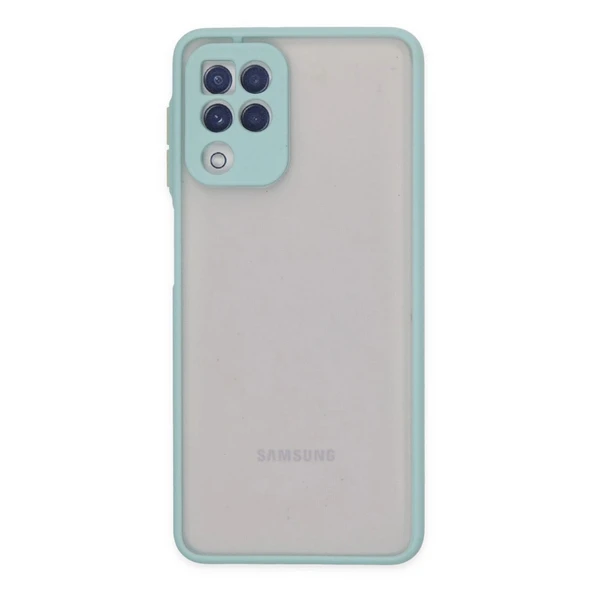 Samsung Galaxy A22 Kılıf Montreal Silikon Kapak - Turkuaz ürün görseli 1