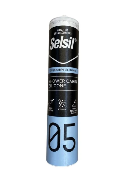 Selsil 05 Mutfak Duşakabin Silikonu Şeffaf 280 ml - 8696071135189 ürün görseli 1