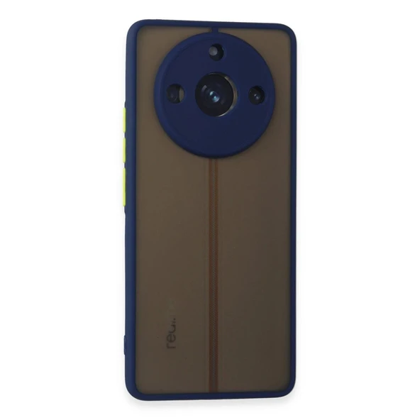 Realme 11 Pro Kılıf Montreal Silikon Kapak - Lacivert ürün görseli 1