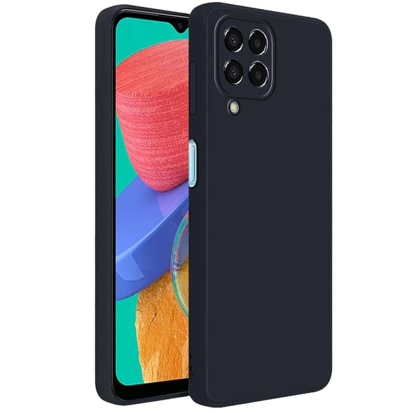 Samsung Galaxy M33 Kılıf First Silikon - Siyah ürün görseli 1