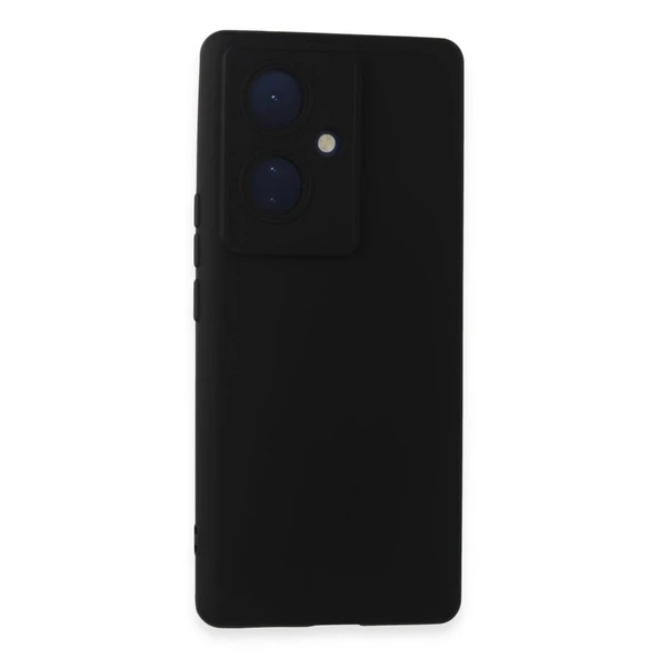 Vivo V29 Lite Kılıf Nano İçi Kadife Silikon - Siyah ürün görseli 1