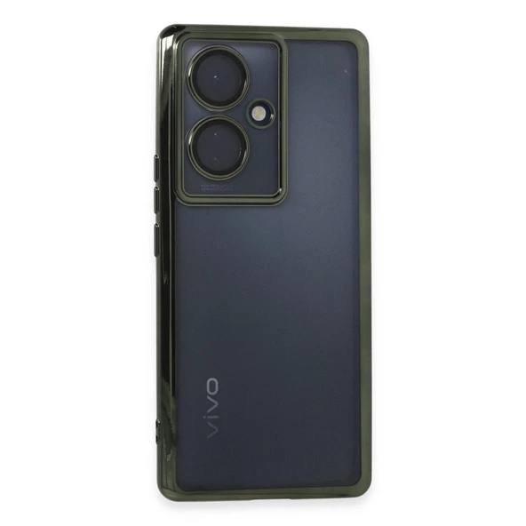 Vivo V29 Lite Kılıf Razer Lensli Silikon - Yeşil ürün görseli 1