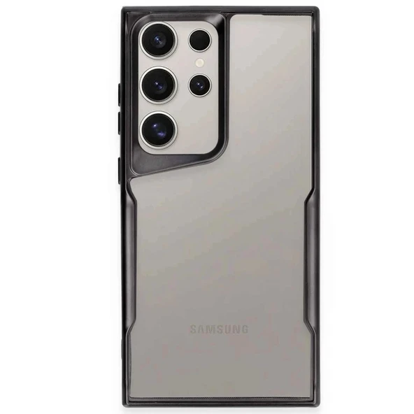 Samsung Galaxy S25 Ultra Kılıf Boyi Silikon Kapak - Siyah ürün görseli 1