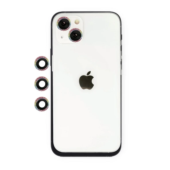 Apple İphone 14 Shine Kamera Lens - Rainbow ürün görseli 1
