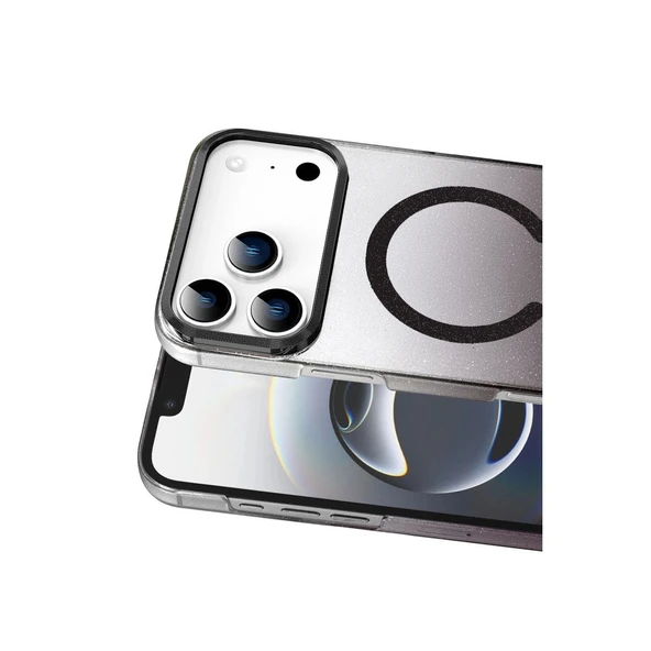 Apple İphone 17 Pro Max Glossy Magsafe Kapak - Siyah - Resim 2