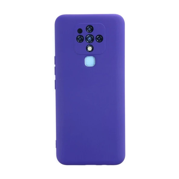 Tecno Camon 16 Kılıf Nano İçi Kadife Silikon - Mor ürün görseli 1