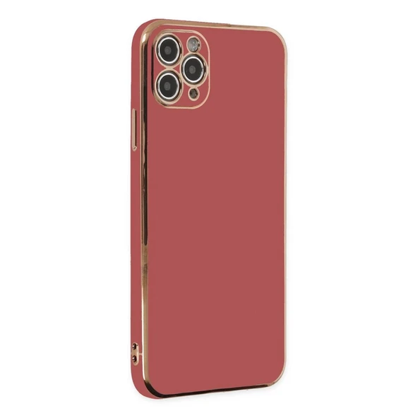 Apple İphone 11 Pro Max Kılıf Volet Silikon - Kırmızı ürün görseli 1