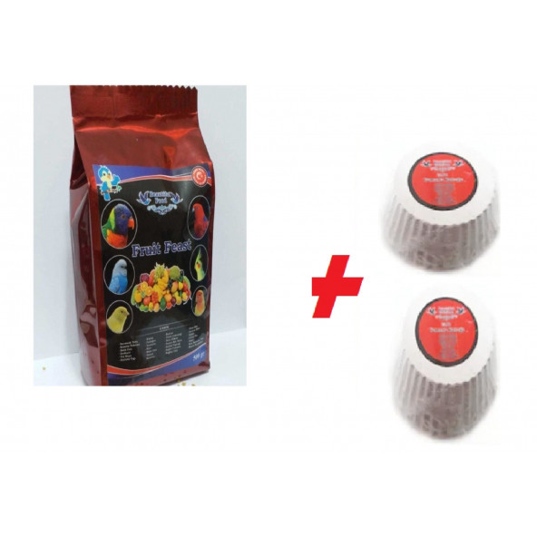 Muhabbet Kanarya Maması Meyveli Mama 500gr Gaga TaşıX2 ürün görseli 1