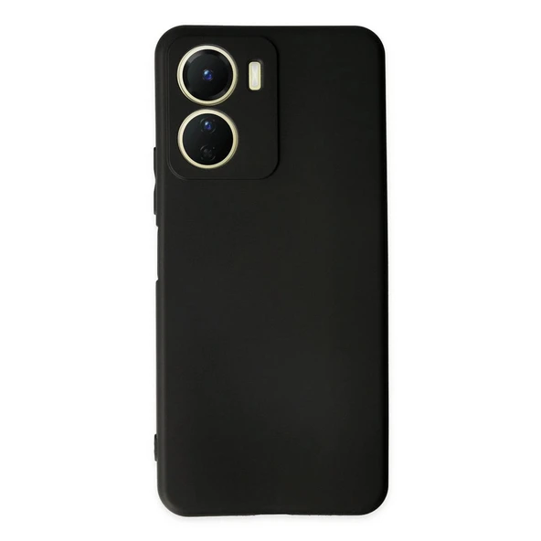 Vivo Y16 Kılıf First Silikon - Siyah ürün görseli 1