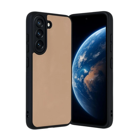 Samsung Galaxy A36 Kılıf Aras Deri Kapak - Pudra ürün görseli 1