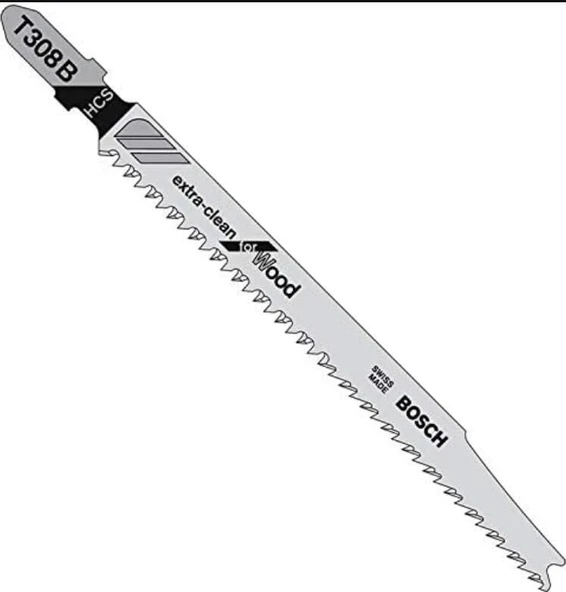 Bosch T308B Ahşap Dekupaj Ucu 1 Adet - 9996675416578 ürün görseli 1