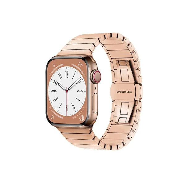 Apple Watch 42mm Kr413 Fine Steel Kordon (saat Değildir) - Rose ürün görseli 1