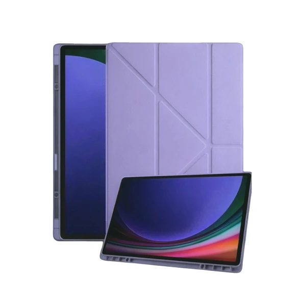 Samsung Galaxy Tab A11 Plus Kalemlikli Mars Tablet Kılıfı - Lila ürün görseli 1