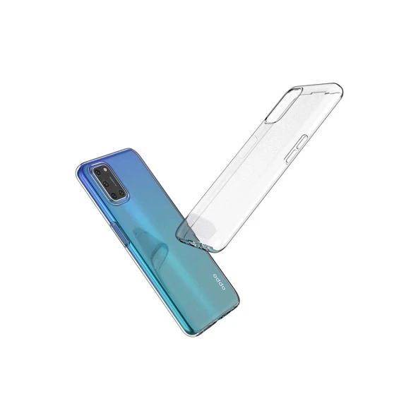 Oppo A52 Kılıf Lüx Şeffaf Silikon - Resim 2