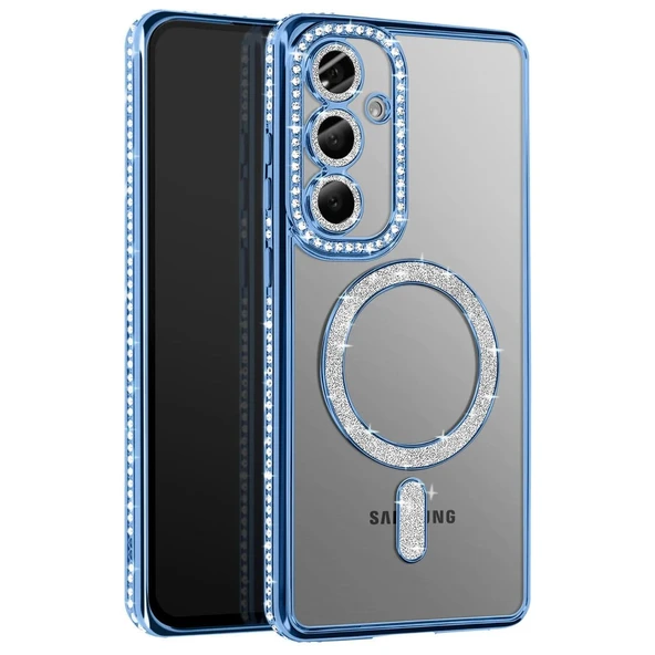 Joko Samsung Galaxy A57 5g Joke Simli Magneticsafe Kılıf - Mavi ürün görseli 1