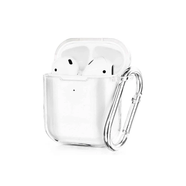 Apple Airpods 2 (2.nesil) Hang Kılıf - Şeffaf ürün görseli 1