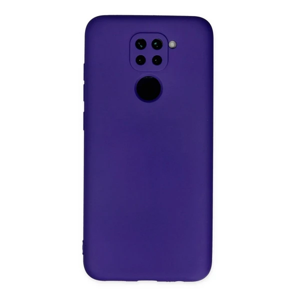 Xiaomi Redmi Note 9 Kılıf Nano İçi Kadife Silikon - Mor ürün görseli 1