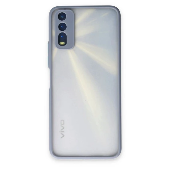 Vivo Y11s Kılıf Montreal Silikon Kapak - Gri ürün görseli 1
