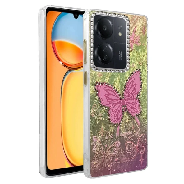 Xiaomi Redmi 13c Kılıf Blade Aynalı Desenli Kapak - Desen 5 ürün görseli 1