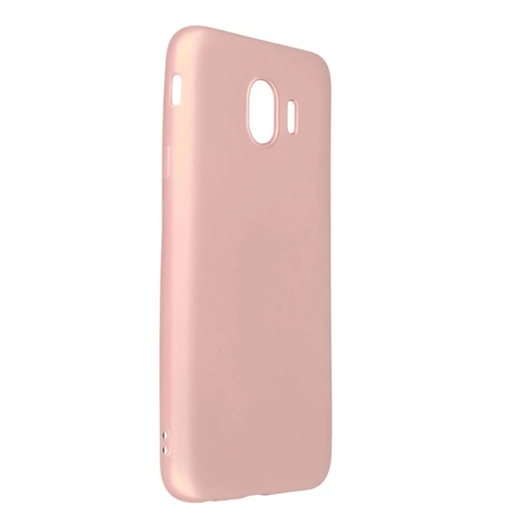 Samsung Galaxy J4 Kılıf First Silikon - Rose Gold ürün görseli 1