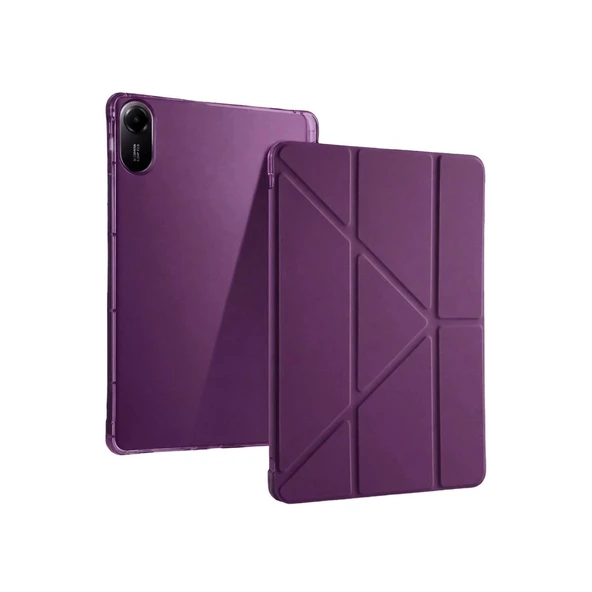 Xiaomi Redmi Pad 2 Kalemlikli Mars Tablet Kılıfı - Mürdüm ürün görseli 1