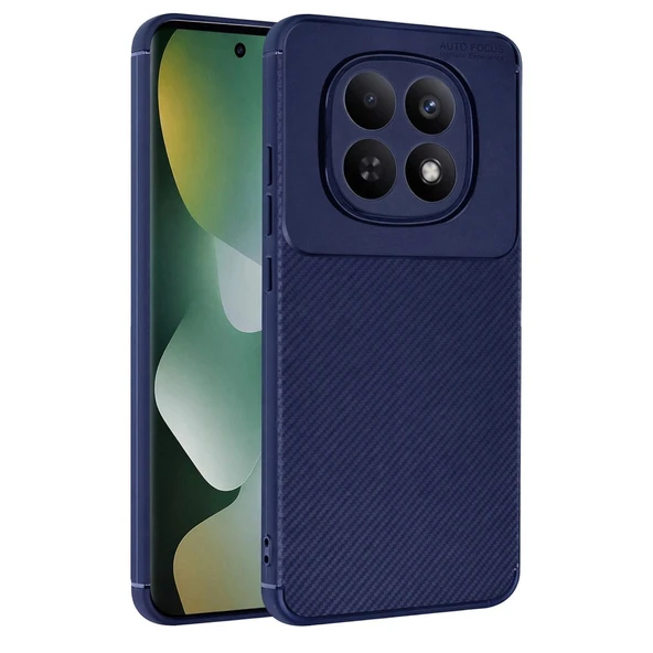 Xiaomi Redmi Note 15 Pro Plus 5g Auto Focus Karbon Kapak - Lacivert ürün görseli 1