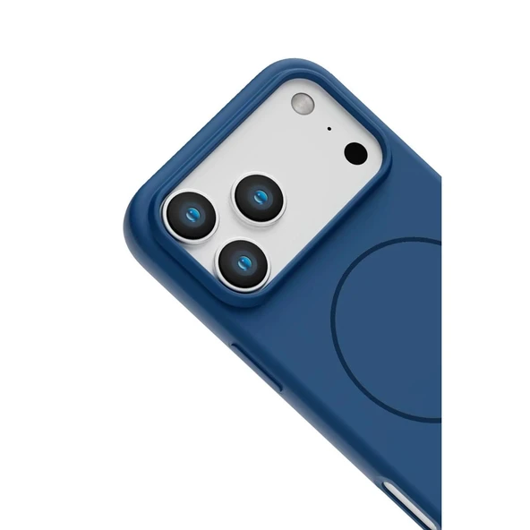 Joko Apple İphone 17 Pro Max Jully Magsafe Kapak - Lacivert - Resim 4