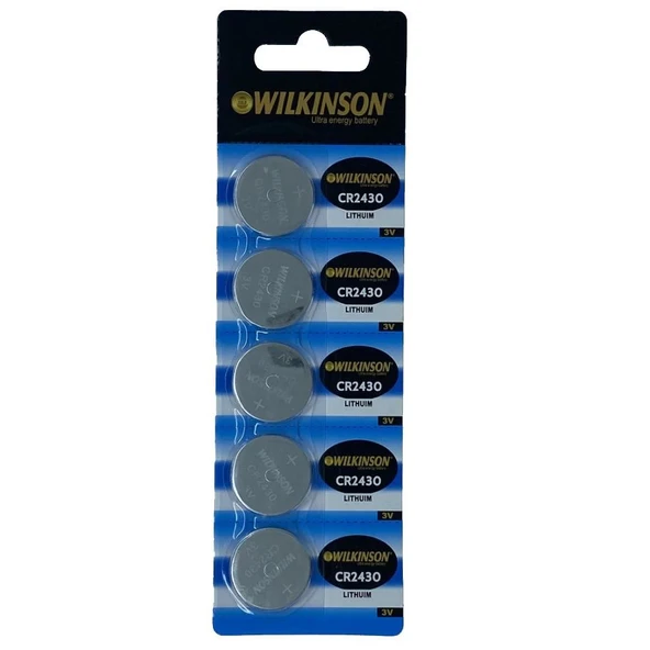 Wılkınson 2430 3v Lityum Düğme Pil 5'li Paket ürün görseli 1