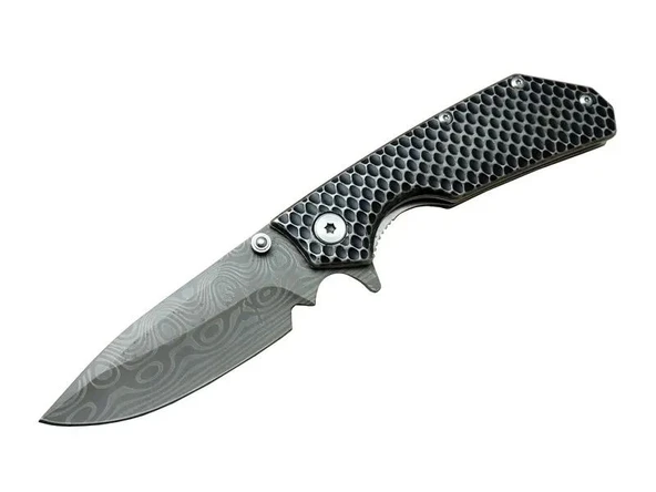 Damascus Dms 2 16 Gri Kamp Çakı 21cm- Yarı Otomatik, Kemerlikli, Metal Sap ürün görseli 1