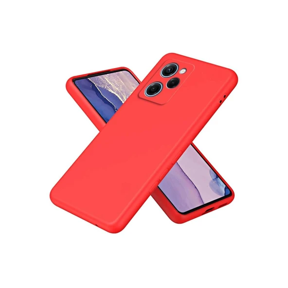 Xiaomi Poco X5 Pro 5g Nano İçi Kadife Silikon - Kırmızı ürün görseli 1