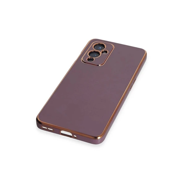 One Plus 9 Kılıf Volet Silikon - Mor - Resim 4