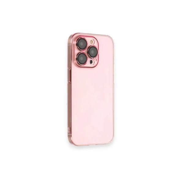 Apple İphone 13 Pro Max Kılıf Armada Lensli Kapak - Rose Gold ürün görseli 1