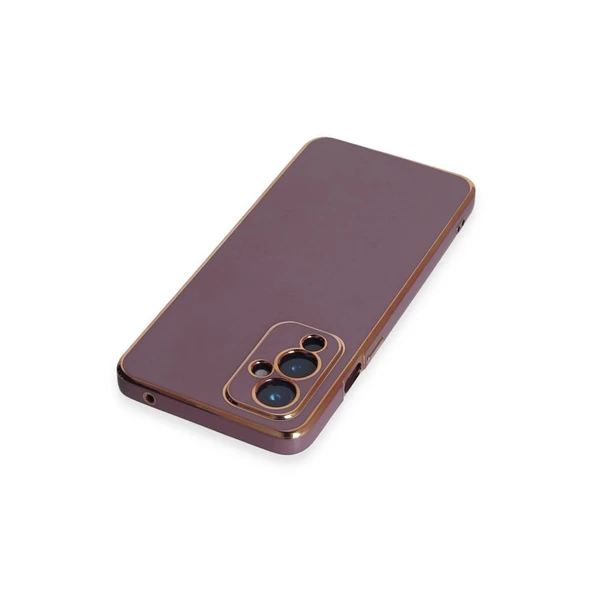 One Plus 9 Kılıf Volet Silikon - Mor - Resim 3