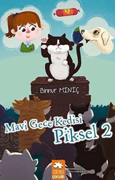 Mavi Gece Kedisi - Piksel 2 ürün görseli 1