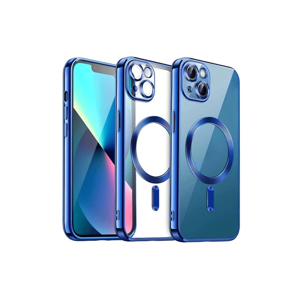 Apple İphone 15 Kılıf Kross Magneticsafe Kapak - Lacivert ürün görseli 1