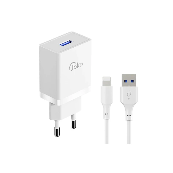 Joko Jk77 12w + Px17 1m 2.4a Usb To Lightning Kablolu Pd Şarj Cihazı ürün görseli 1