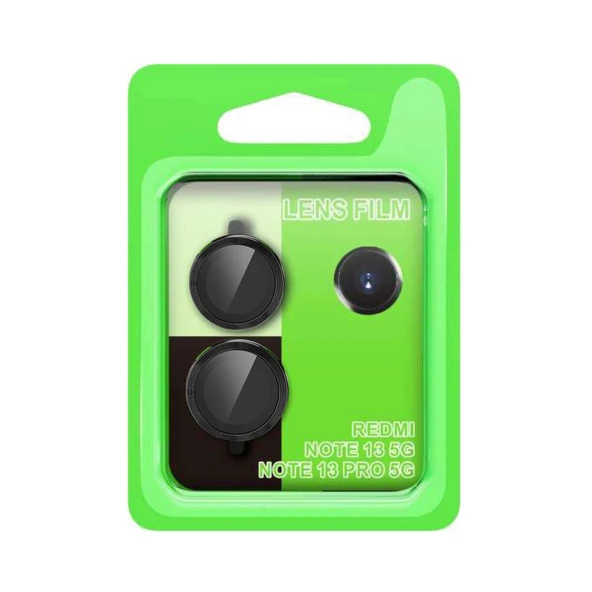 Xiaomi Redmi Note 13 Pro 5g Raze Metal Kamera Lens - Siyah ürün görseli 1