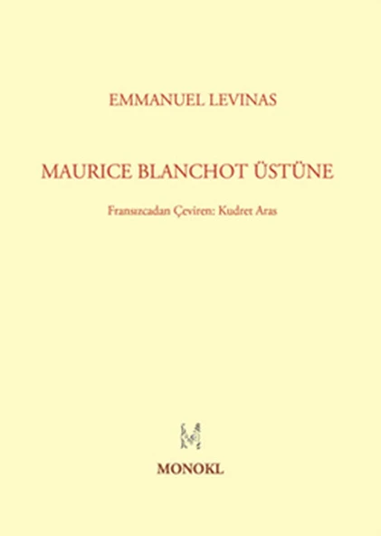 Maurice Blanchot Üstüne ürün görseli 1