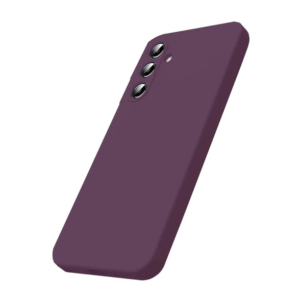 Samsung Galaxy A37 5g First Silikon - Mürdüm - Resim 2