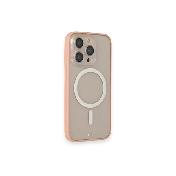 Apple İphone 14 Pro Max Kılıf Grand Magneticsafe Kapak - Pembe ürün görseli 1