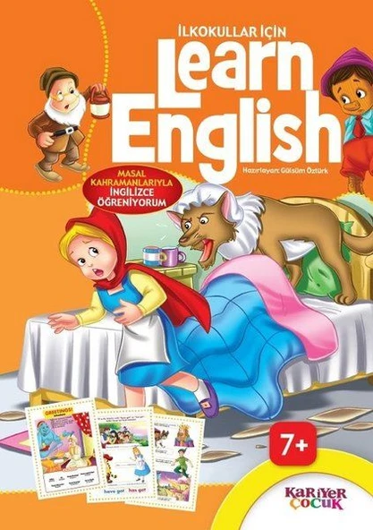 İlkokullar İçin Learn English - Turuncu ürün görseli 1