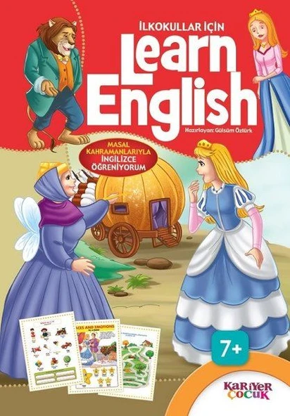 İlkokullar İçin Learn English - Kırmızı ürün görseli 1