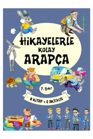 7. Sınıf Hikayelerle Kolay Arapça (8 Kitap + 2 Aktivite) ürün görseli 1