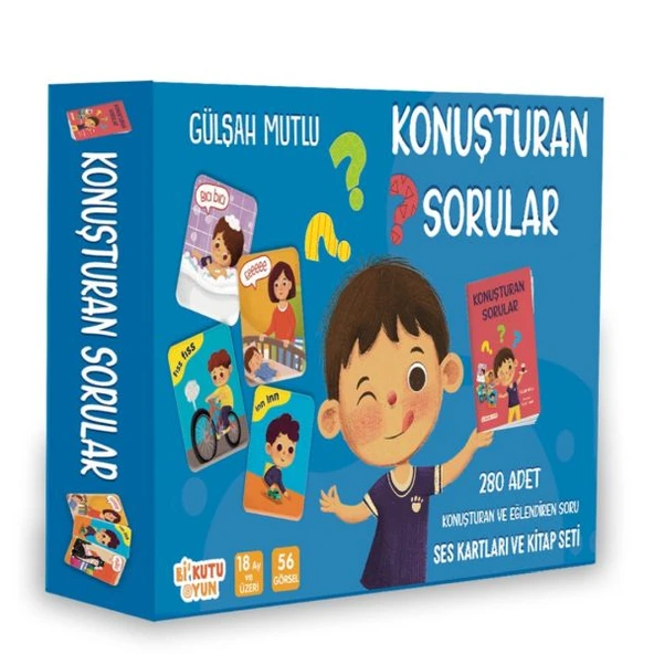 Konuşturan Sorular - Ses Kartları ve Kitap Seti ürün görseli 1