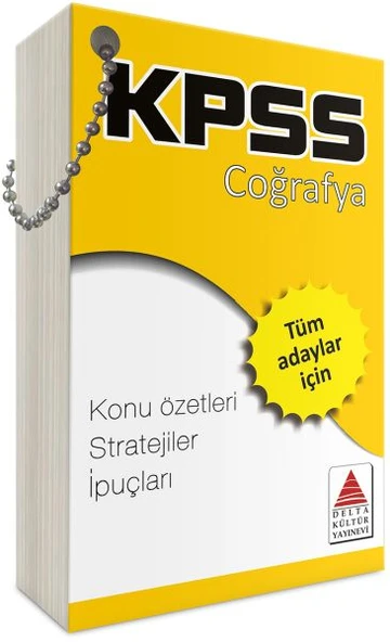 Delta Kültür KPSS Coğrafya Strateji Kartları ürün görseli 1