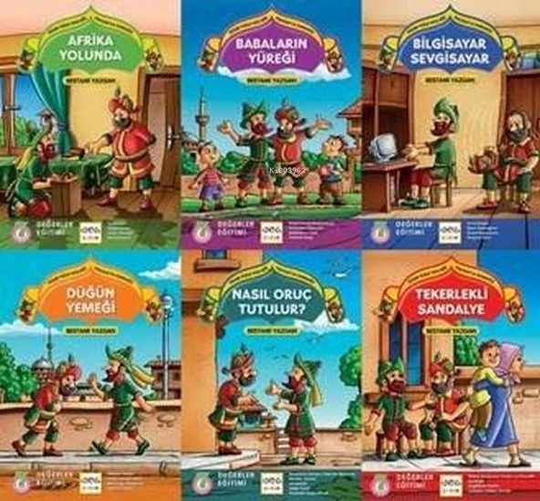 Güler Yüzle Tatlı Söz - Hacivat'la Karagöz Dizisi (6 Kitap)(Değerler eğitimi) ürün görseli 1