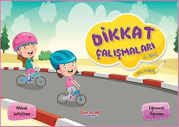 Dikkat Çalışmaları 3. Kitap (Kalem Hediyeli) ürün görseli 1