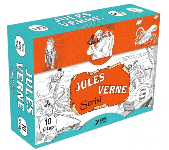 Jules Verne Serisi 4. Sınıf  (10 Kitaplık Set) ürün görseli 1